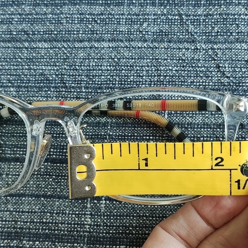 New Burberry Transparent Frame BE2371D - Picture 12 of 16